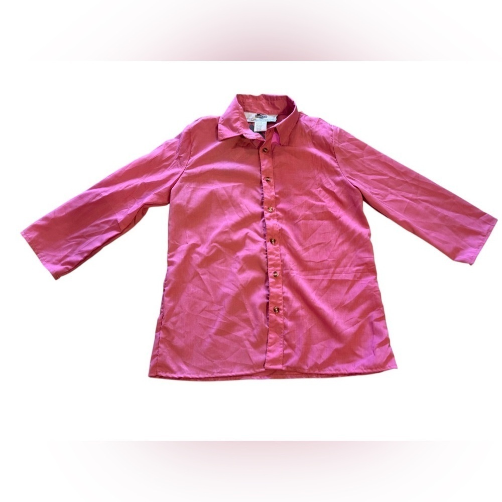 Jurassic Park Women Button Down Shirt, Size XL 3/4 sleaves cotton polyester XS